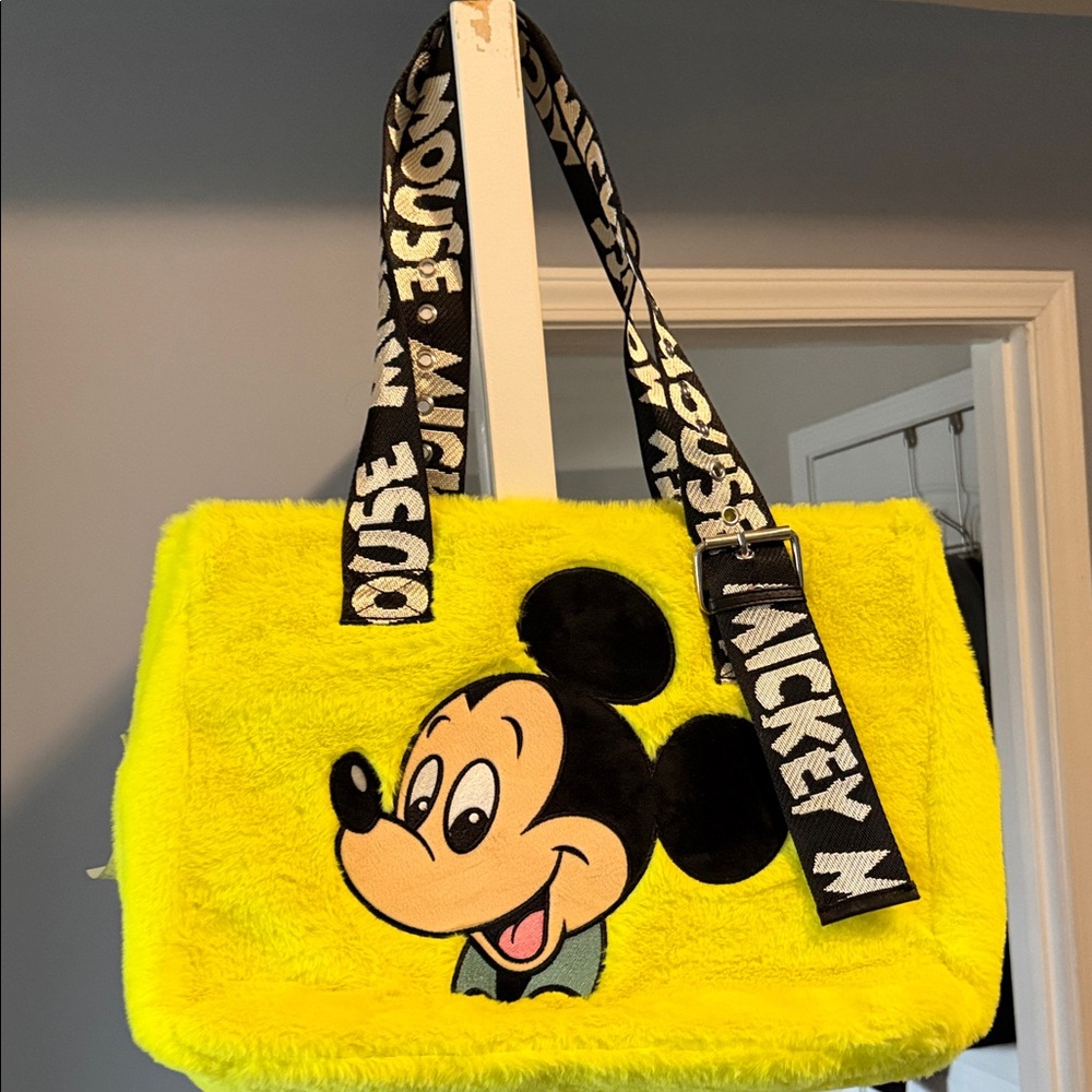 Disney Bright Yellow Mickey Mouse Tote